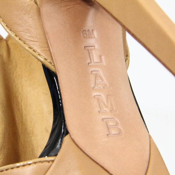 L.A.M.B Ultra High Heels sz 6 Women Platform Shoes Leather Stiletto Gwen - Picture 11 of 11